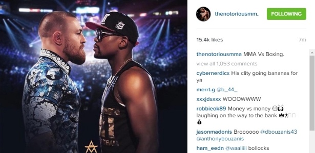 Conor McGregor e Mayweather estão realmente interessados em se enfrentarem - Reprodução/Instagram
