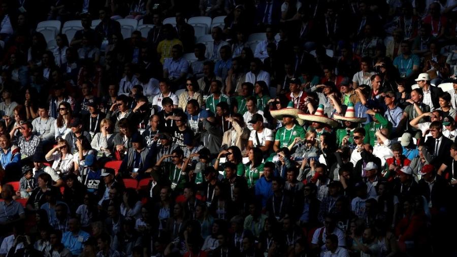 Torcida do México durante a partida contra Portugal - Francois Nel/Getty Images
