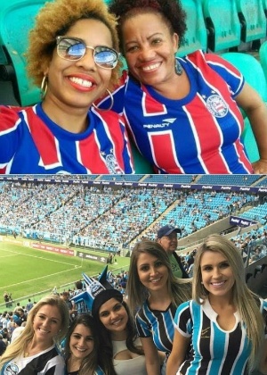 Fã do Bahia reclama de racismo em montagem com gremistas