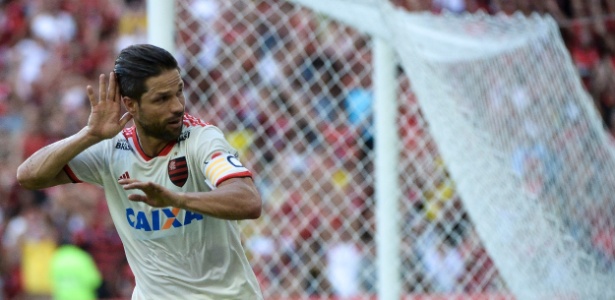 Diego comemora gol pelo Flamengo no Brasileirão. Meia vive boa fase após turbulência - Fernando Soutello/AGIF