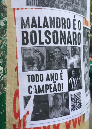 Cartaz Bolsonaro - Leandro Miranda/UOL - Leandro Miranda/UOL