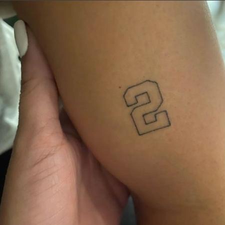 O número dois era usado por Gianna na camiseta do time de basquete - Reprodução/instagram