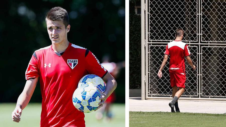 São Paulo - 12 e 30/10/2015 - Iago Maidana durante treino do São Paulo no CT da Barra Funda - Marcello Zambrana/AGIF