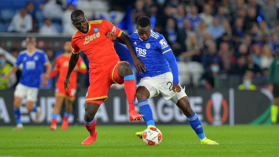 Leicester e Napoli empataram por 2 a 2, pela Liga Europa - Leicester City FC via Getty Images