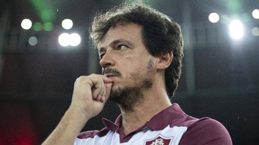 Fernando Diniz, técnico do Fluminense, em jogo da Libertadores - DELMIRO JUNIOR/AGÊNCIA O DIA/AGÊNCIA O DIA/ESTADÃO CONTEÚDO