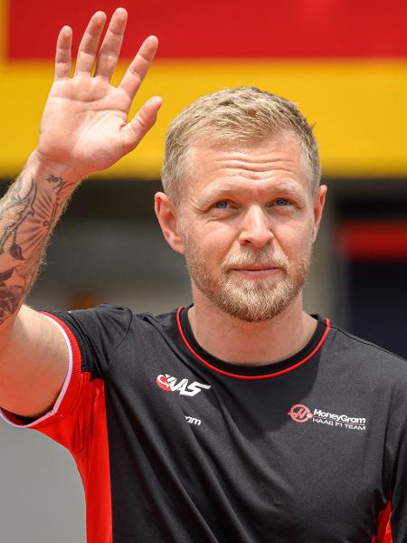 Kevin Magnussen, piloto dinamarquês da Haas em 2024