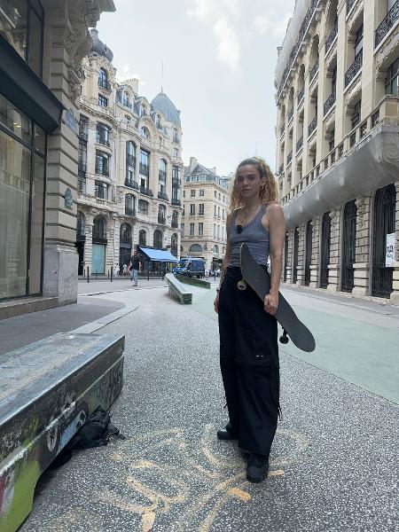 Karen Jonz também andou de skate em Paris