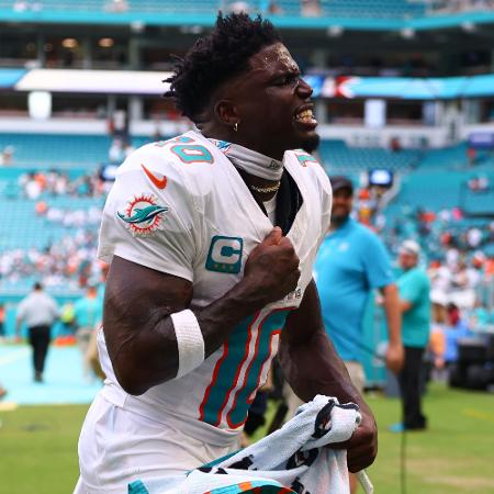 Tyreek Hill, do Miami Dolphins, foi detido antes de jogo do Miami Dolphis - Megan Briggs/Getty Images