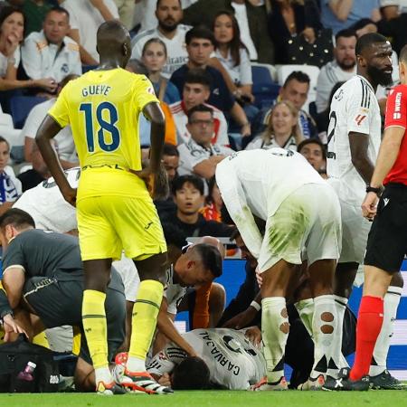 Carvajal chora de dor após lesão sofrida no Campeonato Espanhol