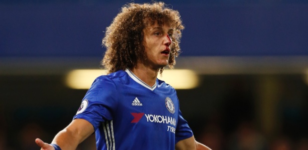 David Luiz em ação pelo Chelsea  - John Sibley/Reuters