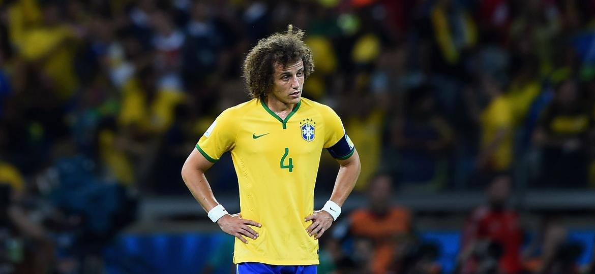 David Luiz na derrota do Brasil para a Alemanha - Laurence Griffiths/Getty Images