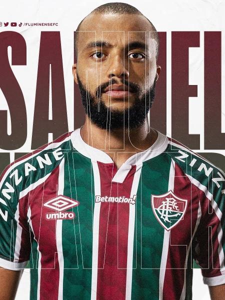 Samuel Xavier, lateral do Fluminense - Divulgação/Facebook oficial do Fluminense