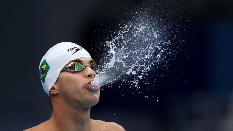Guilherme Costa, o Cachorrão, conquistou o bronze nos 400 m livre do Mundial de Budapeste - Tom Pennington/Getty Images