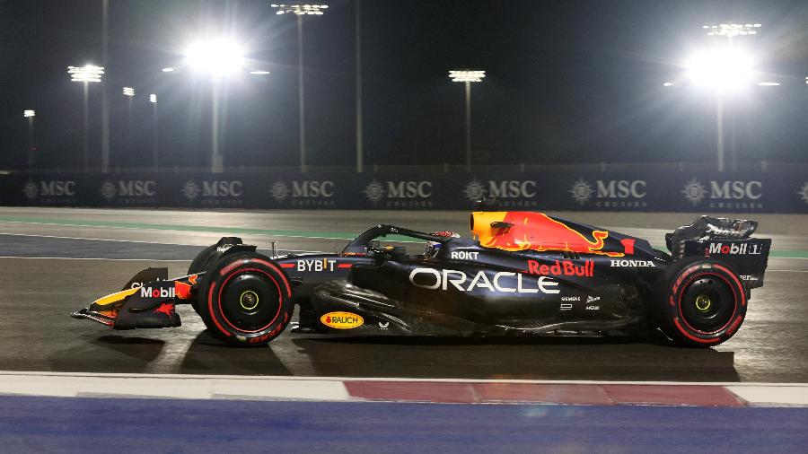 Max Verstappen, da Red Bull, durante treino classificatório do GP do Qatar de Fórmula 1