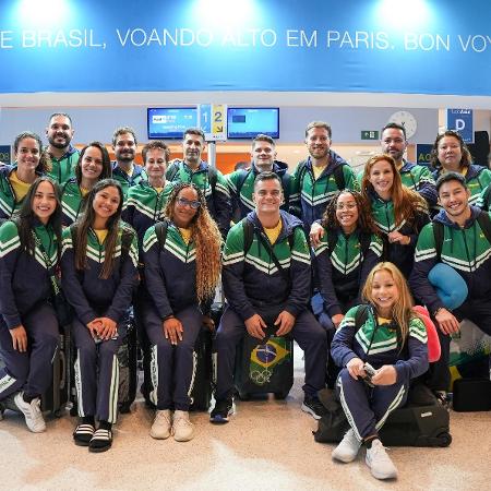 Delegações feminina e masculina do esporte viajam hoje para a França