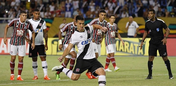 Vasco e Flu se enfrrentaram no Engenhão este ano e o Cruzmaltino venceu por 1 a 0 com gol de Luan - Marcelo Sadio / Site oficial do Vasco