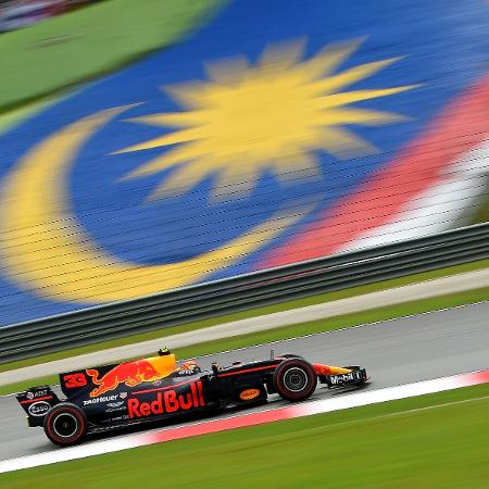 Max Verstappen, da Red Bull, no GP da Malásia