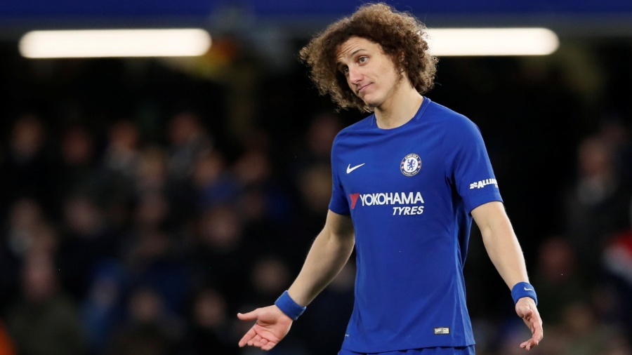 David Luiz em ação pelo Chelsea contra o Norwich - David Klein/Reuters