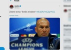 Afinal, o que Zidane avisou? UOL explica viral do Twitter para você - Reprodução