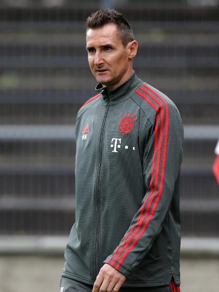 Miroslav Klose atualmente técnico do sub-17 do Bayern de Munique se tornará auxiliar técnico da equipe principal - TF-Images/Getty Images