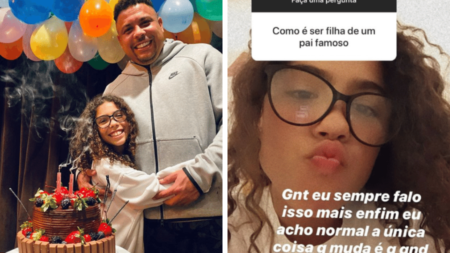 Maria Sophia fala do pai, Ronaldo Fenômeno, em uma rodada de perguntas no Instagram - Reprodução/Instagram/@ms_nazario