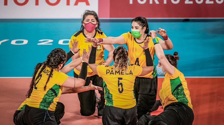 Brasil vence Itália por 3 sets a 1 no vôlei sentado feminino