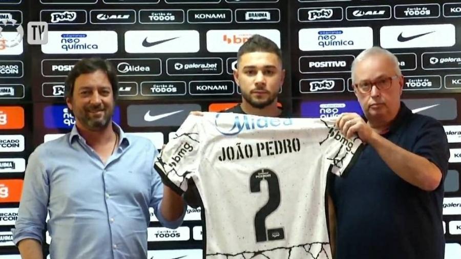 João Pedro usará a camisa 2 no Corinthians - Reprodução/Corinthians TV