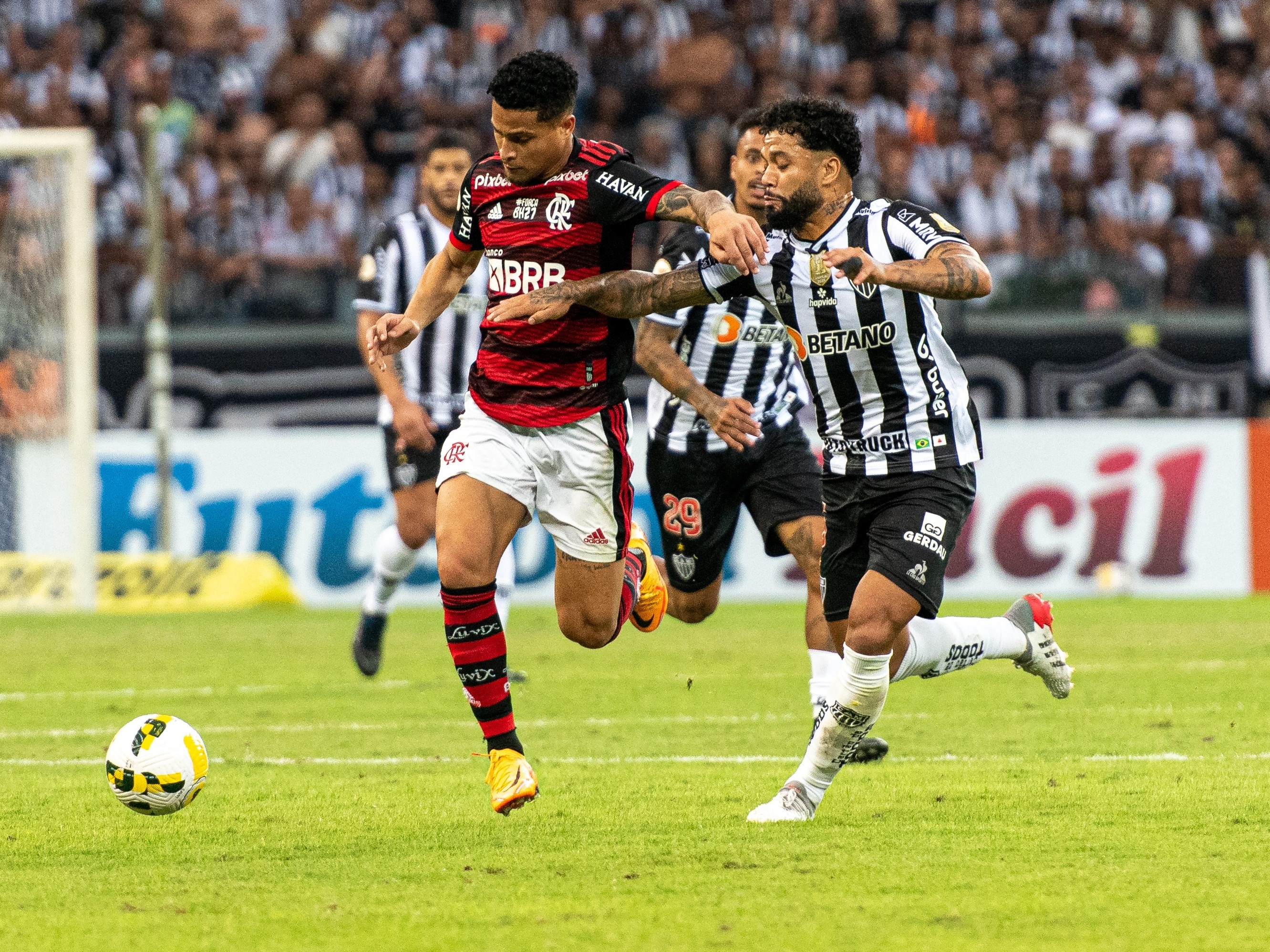 Atlético mineiro contra flamengo