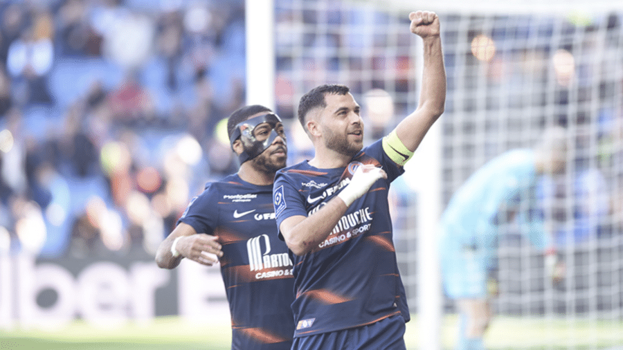 Savanier comemora gol pelo Montpellier: foram 12 só na Ligue 1 - Montpellier