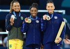 Prata, Rebeca Andrade recebe R$ 5 mil a menos que Simone Biles pelo ouro - Ricardo Bufolin/CBG