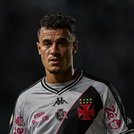 Philippe Coutinho durante jogo entre Vasco e Cuiabá pelo Brasileirão