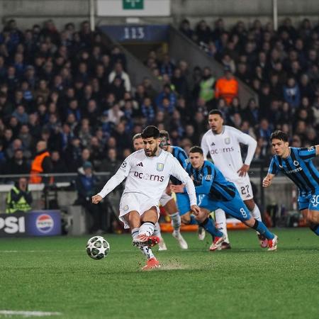 Asensio, em Brugge x Aston Vila Asensio, em Brugge x Aston Vila