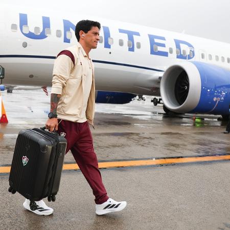 German Cano, em desembarque do Fluminense nos EUA German Cano, em desembarque do Fluminense nos EUA