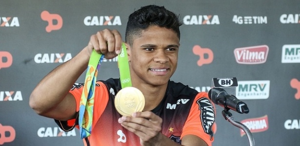 Atlético-MG não quer vender, mas alta proposta pode tirar Douglas Santos do clube - Bruno Cantini/Atlético-MG