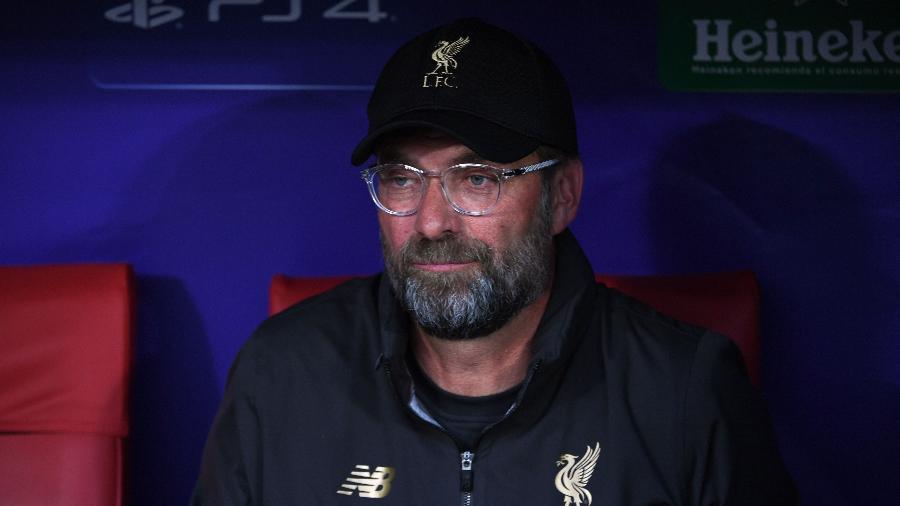 Jurgen Klopp, técnico do Liverpool, durante final da Liga dos Campeões - Paul Ellis/AFP