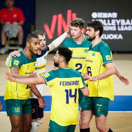 Brasil vence a Alemanha pela Liga das Nações de vôlei masculino