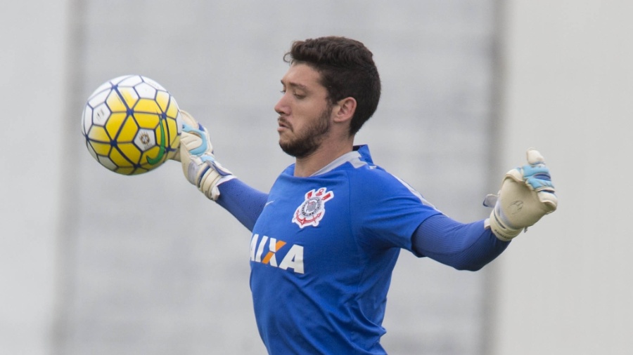 Caíque França, goleiro do Corinthians de 24 anos, pode jogar no próximo sábado - Daniel Augusto Jr/Agência Corinthians