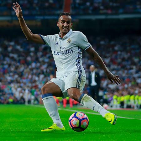 Danilo, lateral do Real Madrid, em jogo pela temporada 2016-17