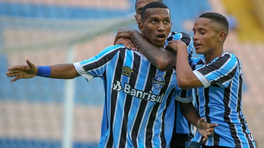 Léo Chu marcou o gol do título do Grêmio em cima do Vasco, na Copa RS sub-20 - Divulgação/Grêmio