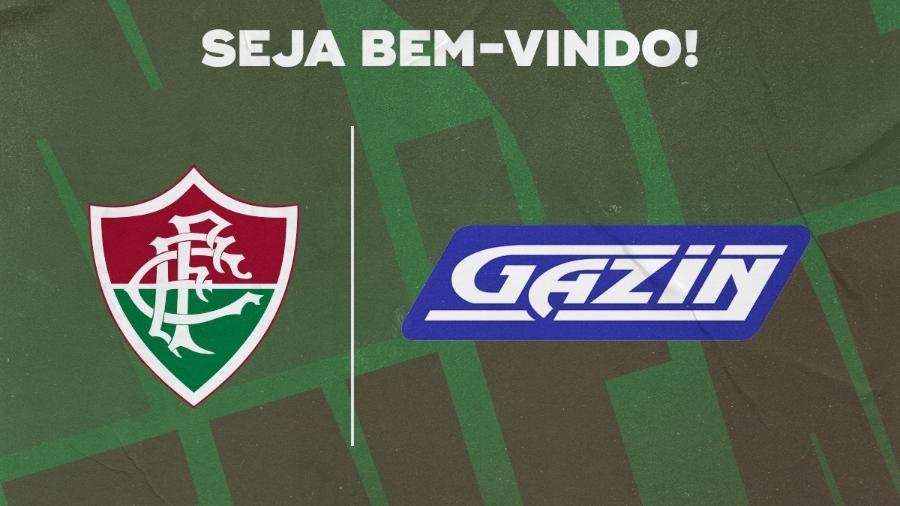 Fluminense anuncia Grupo Gazin como novo patrocinador - Reprodução site oficial Fluminense
