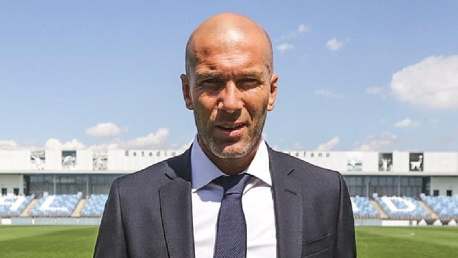 Zinedine Zidane, ex-técnico do Real Madrid, tem o nome cada vez mais forte para assumir o PSG - Reprodução/Instagram