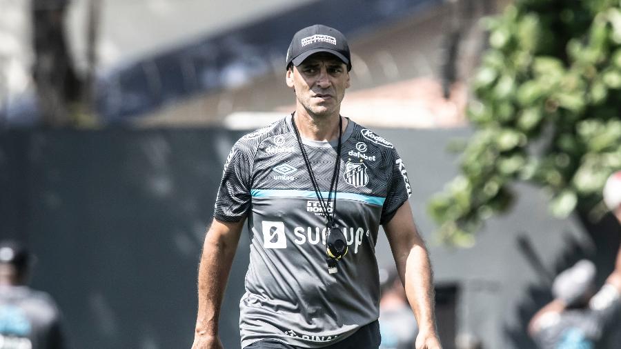 Fabián Bustos em treino do Santos - Ivan Storti/Santos FC