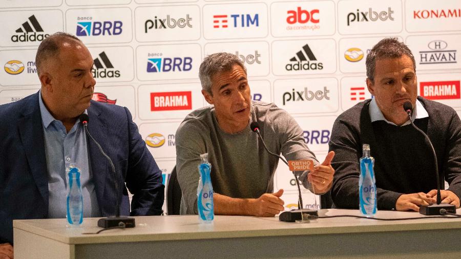 Paulo Sousa concede entrevista coletiva após vitória do Flamengo sobre o Goiás - CELSO PUPO/FOTOARENA/FOTOARENA/ESTADÃO CONTEÚDO