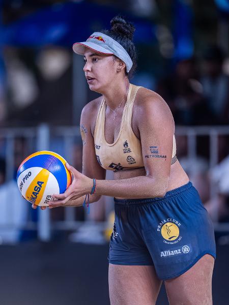 Duda Lisboa, campeã olímpica no vôlei de praia nos Jogos de Paris-2024