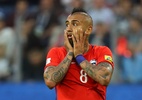 Vidal diz que Chile não sobe concretizar melhores chances contra a Alemanha - REUTERS/Kai Pfaffenbach