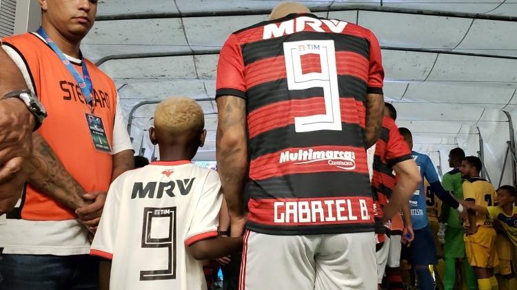 Nego Ney em campo com Gabigol - Divulgação/Flamengo - Divulgação/Flamengo