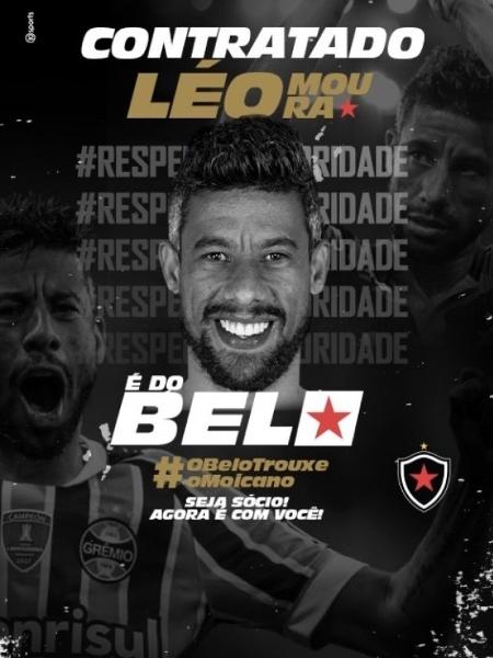 Léo Moura é reforço do Botafogo-PB - Divulgação/Botafogo-PB