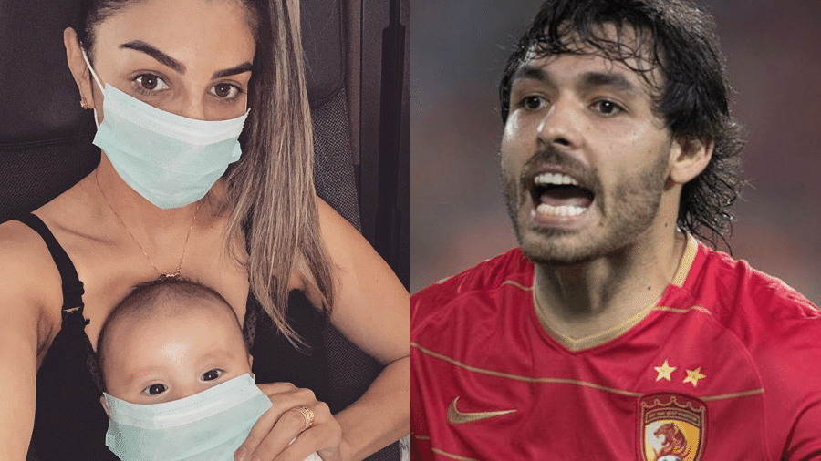 Diane Goulart, mulher do jogador Ricardo Goulart, que está deixando a China com os filhos - Reprodução/Instagram/Getty Image