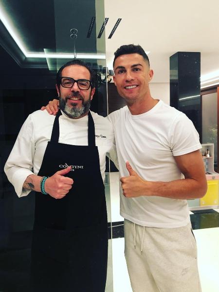 Giorgio Barone foi chef de cozinha de Cristiano Ronaldo durante passagem do craque pela Juventus - Reprodução/Instagram Giorgio Barone