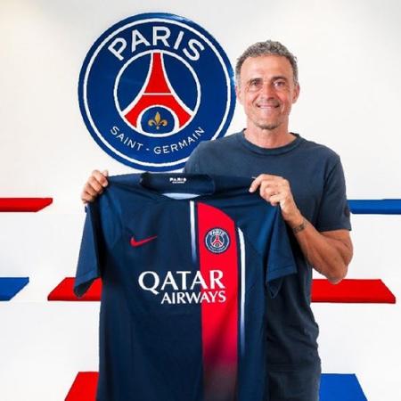 Luis Enrique é anunciado como novo técnico do PSG - Divulgação/PSG